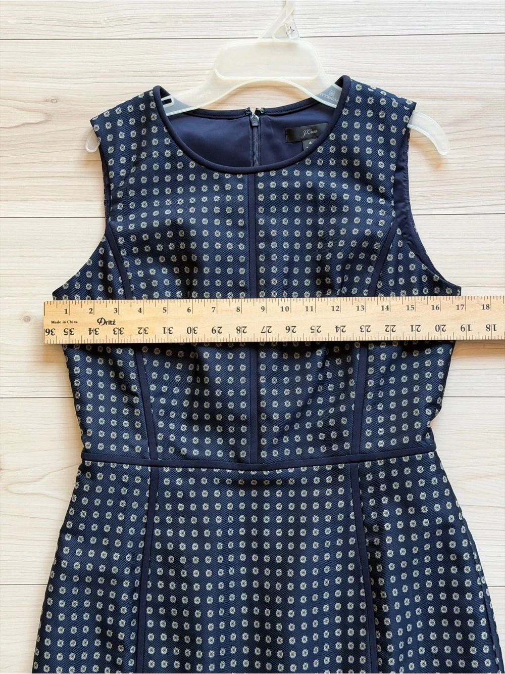 J.Crew Navy Capsule Wardrobe Sheath Dress Sleeveless Career Office Size 4 NWT